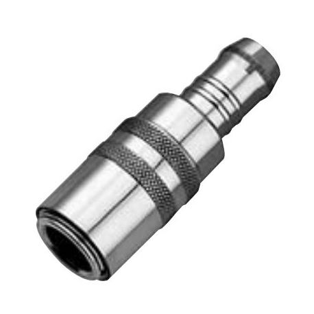 Муфта прямая с клапаном Hasco Z80/13. Муфта быстросъемная для шланга